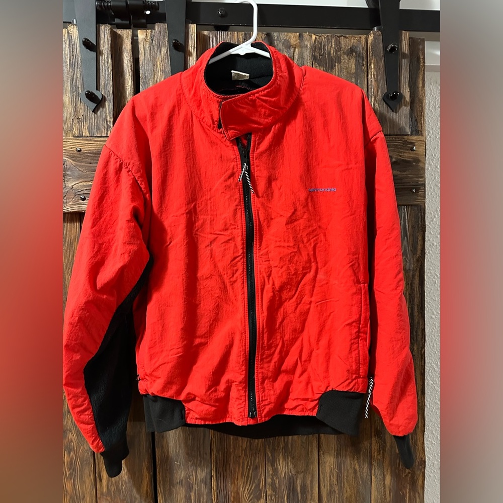 Vintage Cannondale Team Issue Cold Weather Full Zip Fleece Cycling Jacket